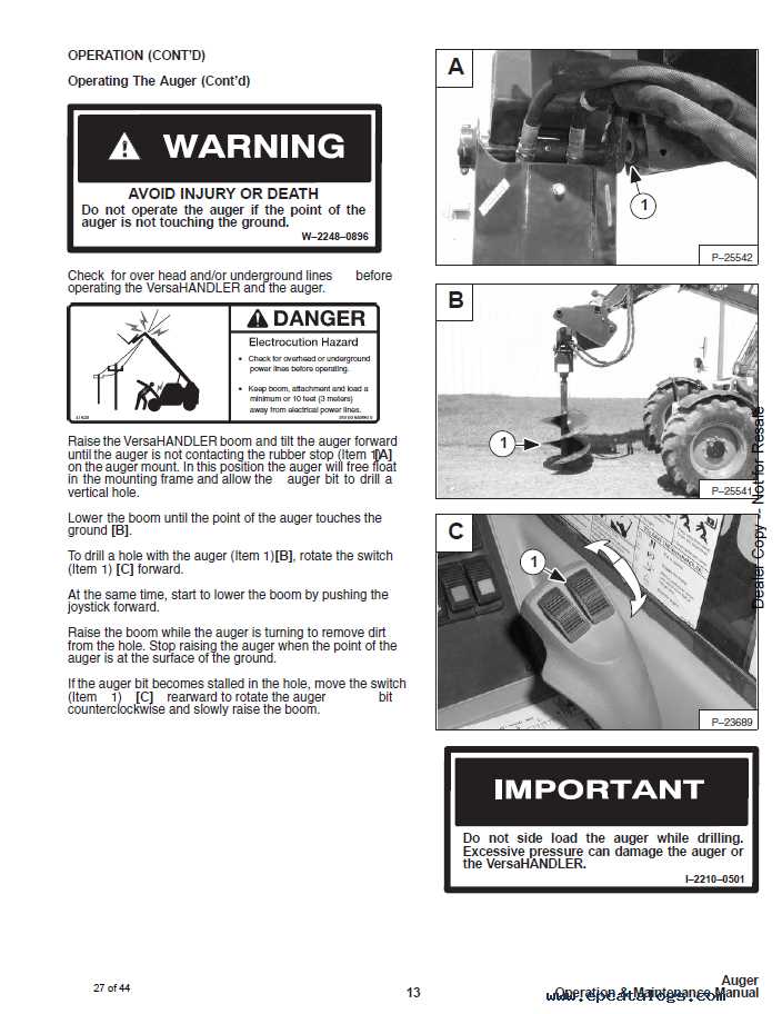 bobcat 30c auger parts diagram