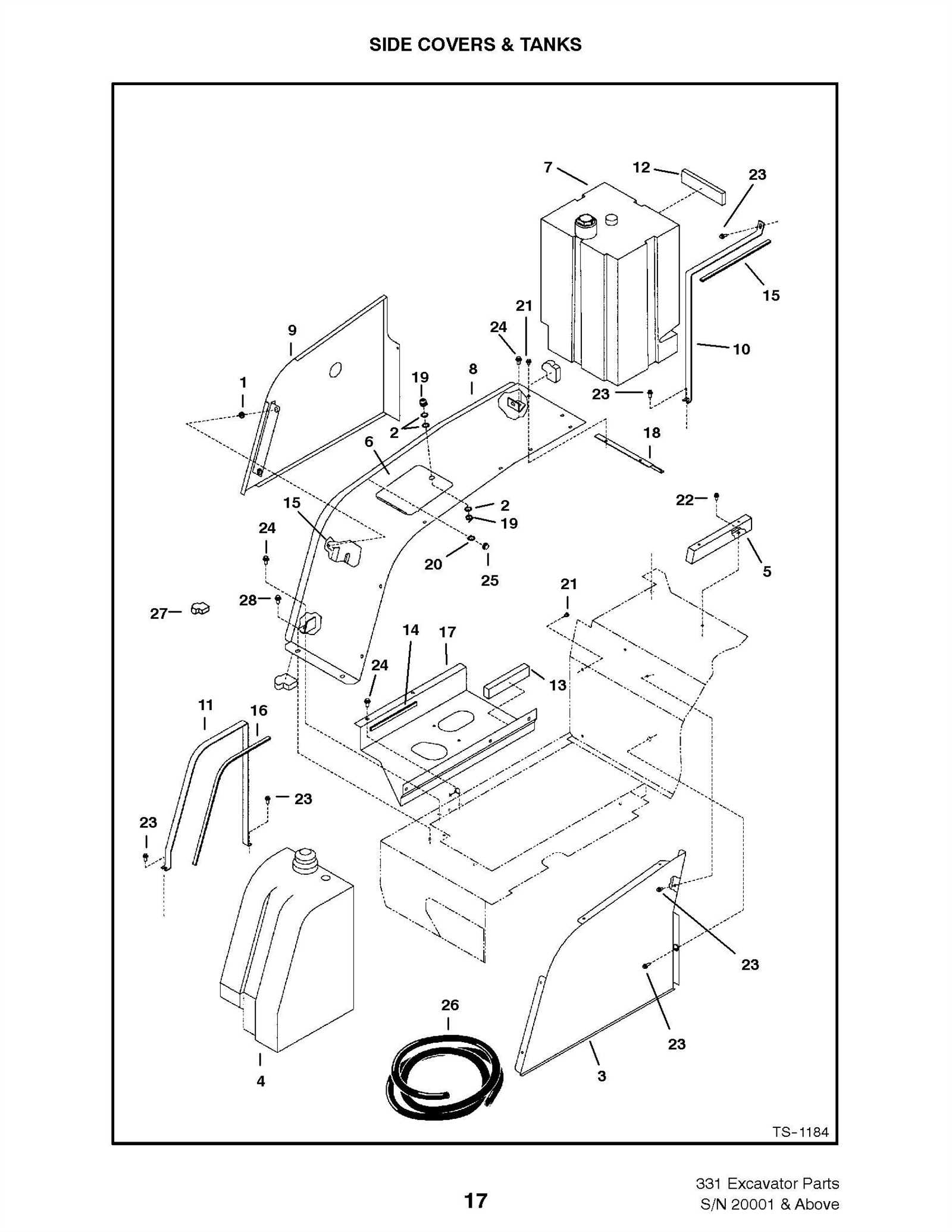 bobcat 331 parts diagram