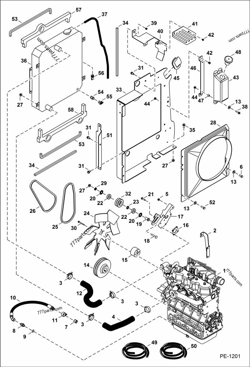 bobcat 331 parts diagram