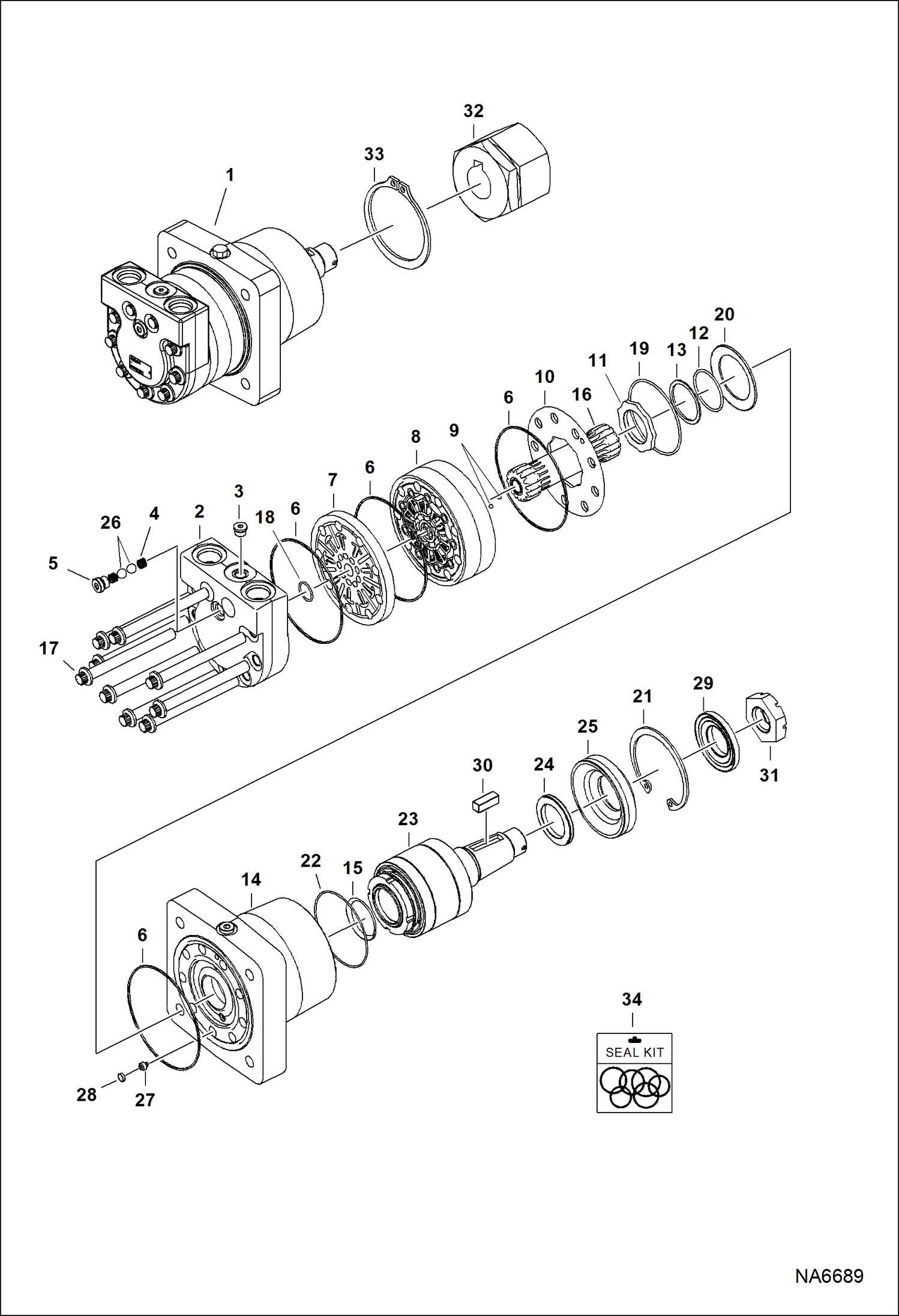 bobcat 68 angle broom parts diagram