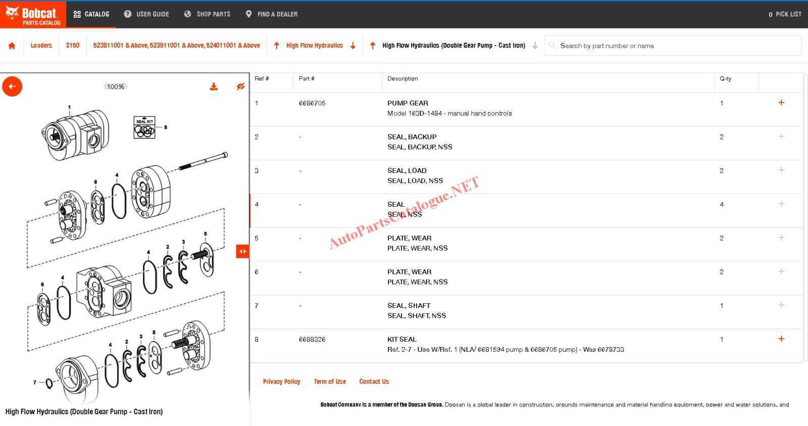 bobcat online parts diagram