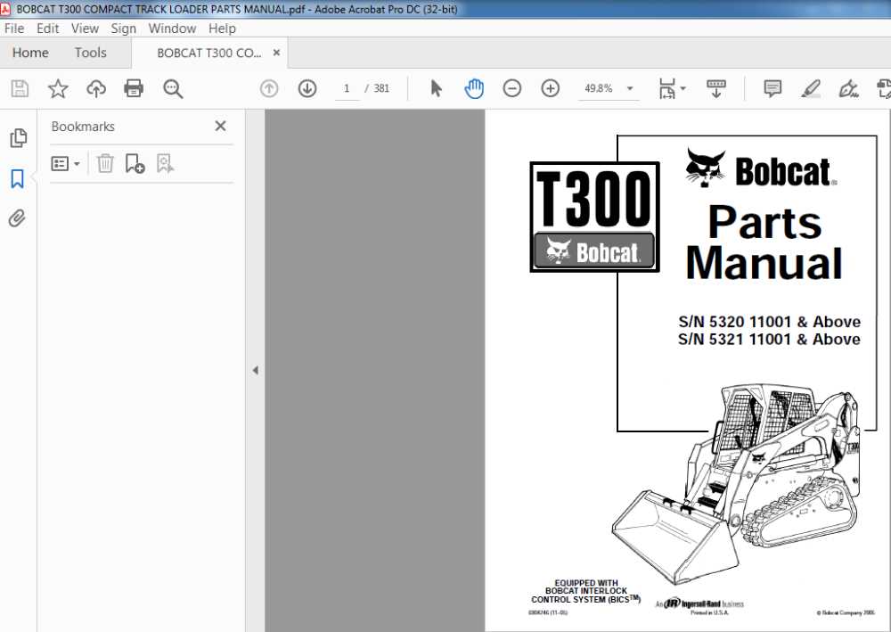 bobcat parts diagram pdf