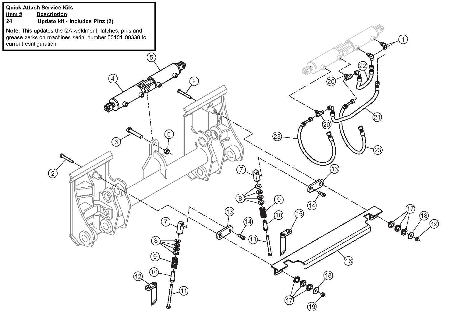 bobcat t595 parts diagram