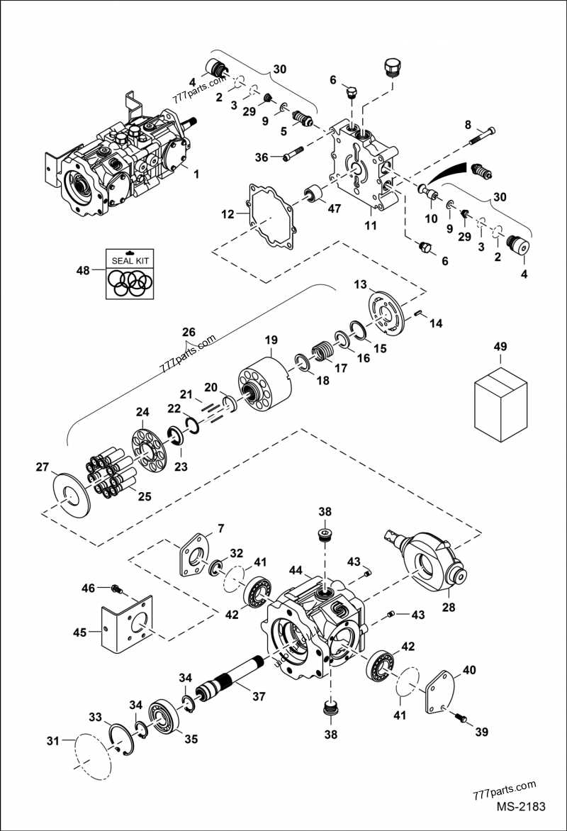 bobcat t770 parts diagram