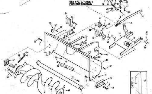 bolens snowblower parts diagram