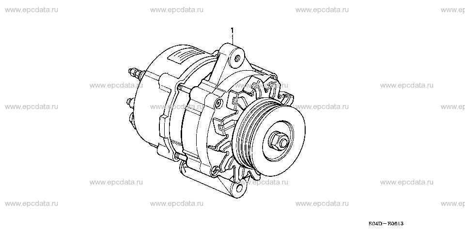 bosch alternator parts diagram