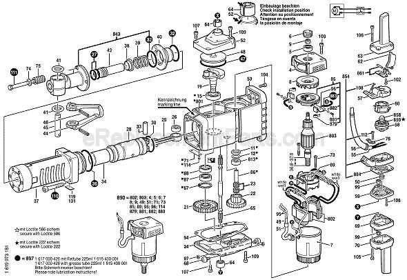 bosch drill parts diagram