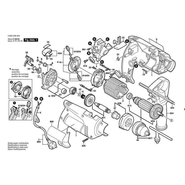 bosch drill parts diagram