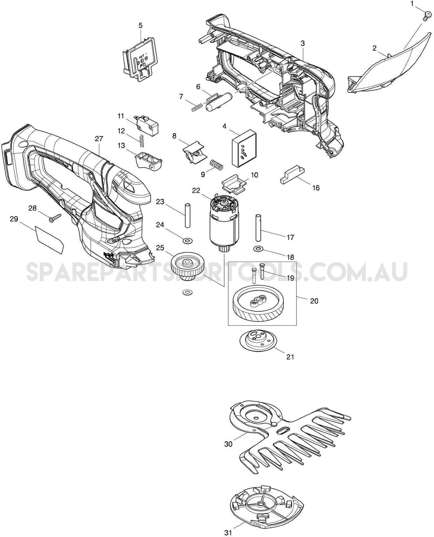 bosch jigsaw parts diagram