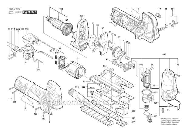 bosch jigsaw parts diagram