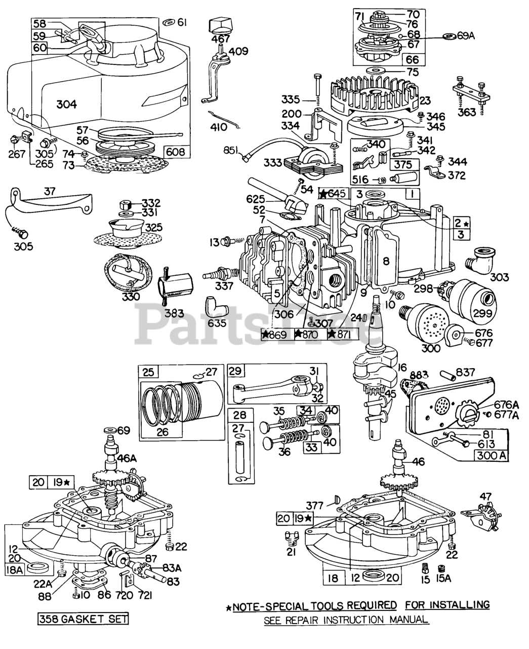 briggs and stratton 92502 parts diagram