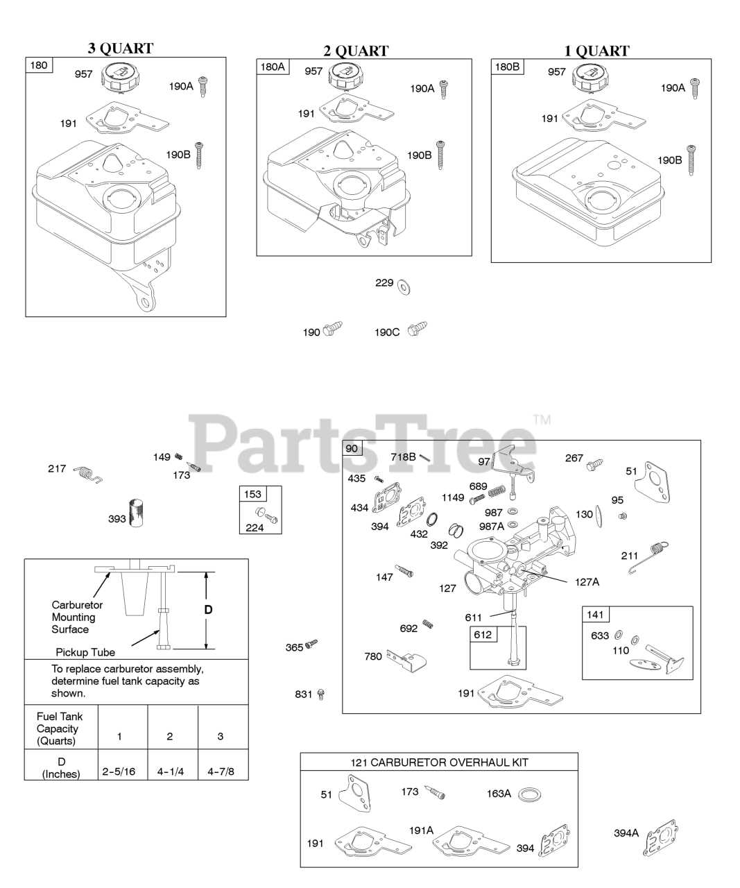 briggs and stratton engine parts diagram