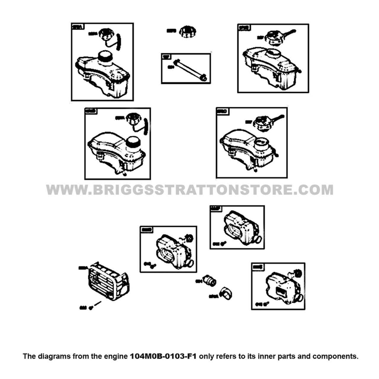 briggs stratton engine parts diagram