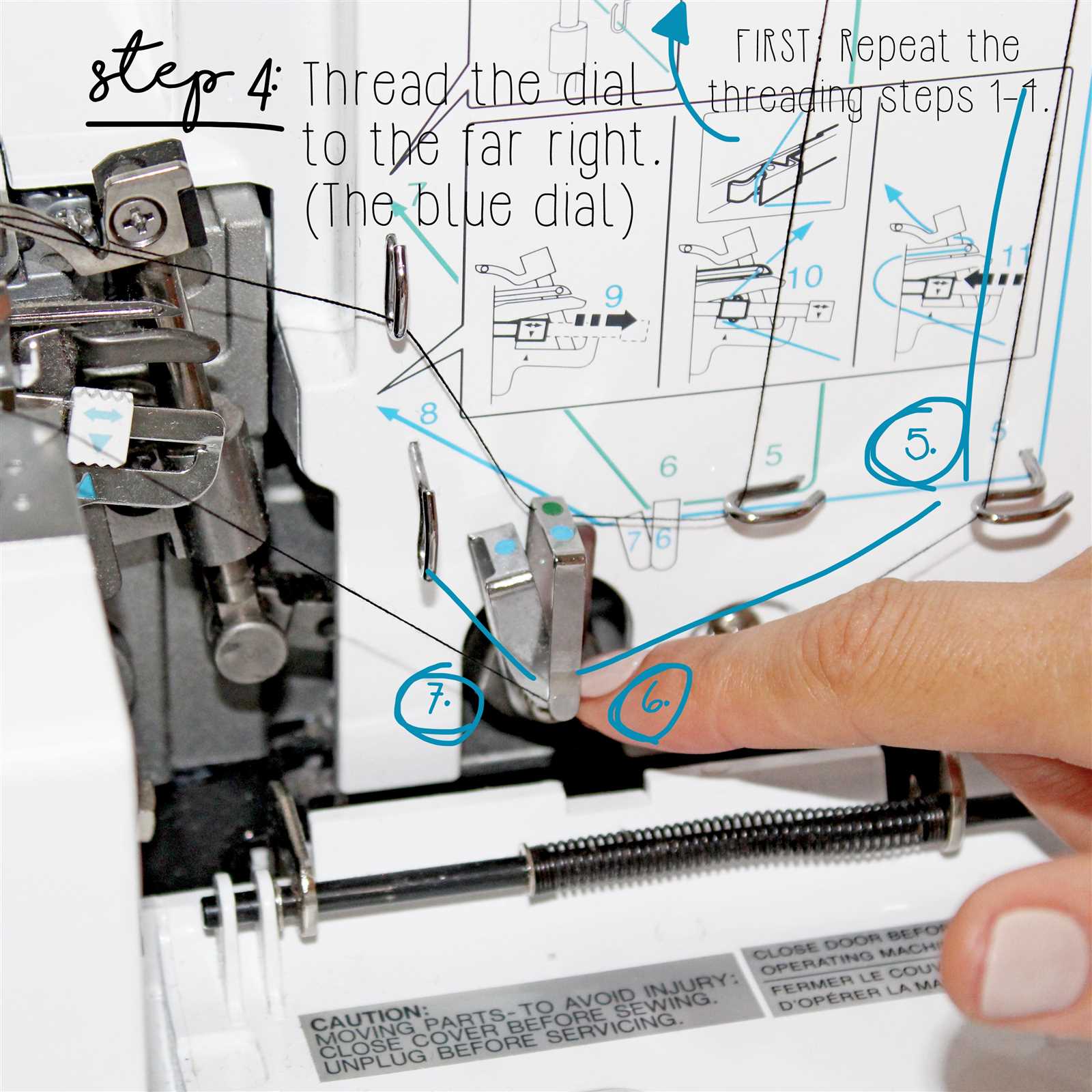 brother serger 1034d parts diagram