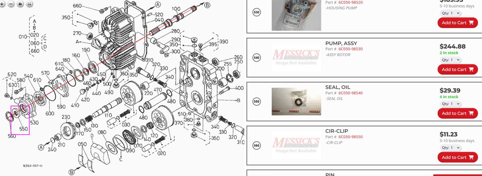 bx2750d parts diagram