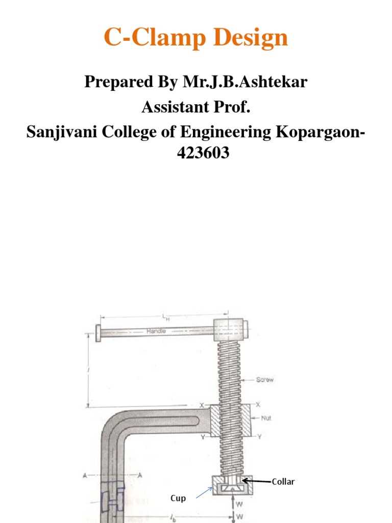 c clamp parts diagram