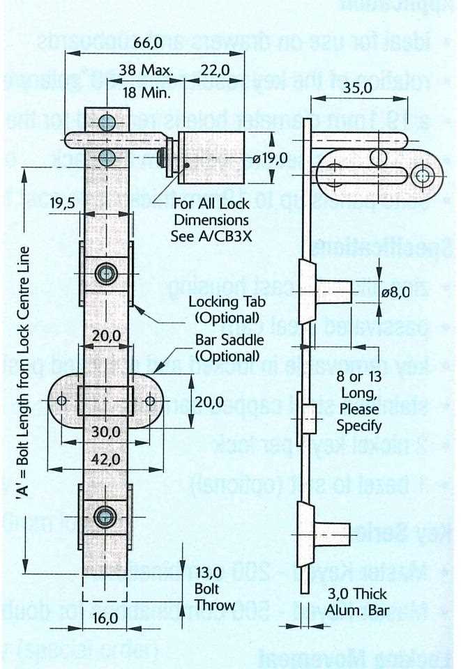 cabinet lock parts diagram