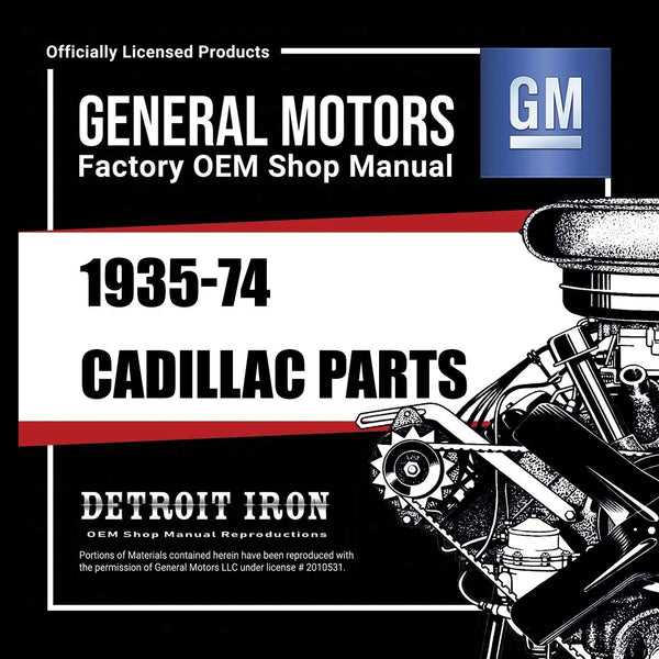 cadillac parts diagram