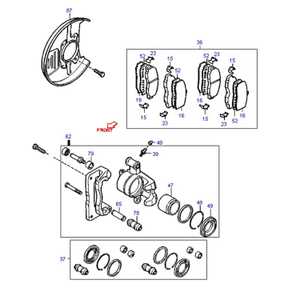 caliper parts diagram