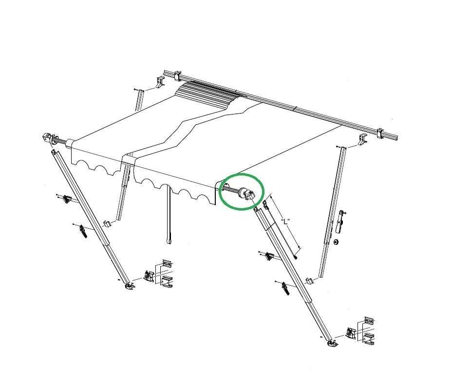 camper awning parts diagram