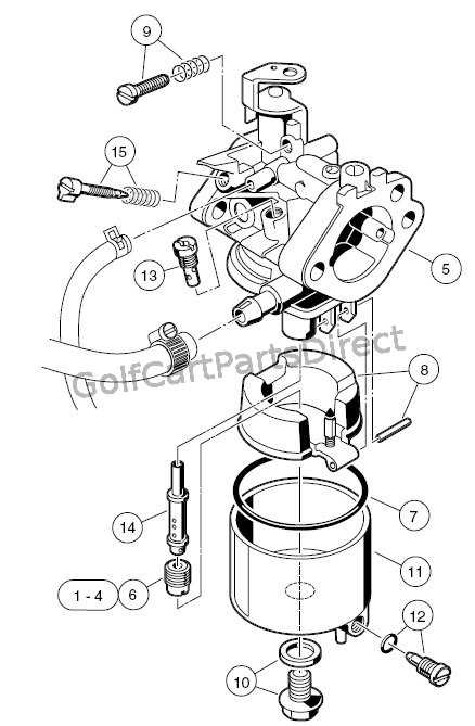 car carburetor parts diagram