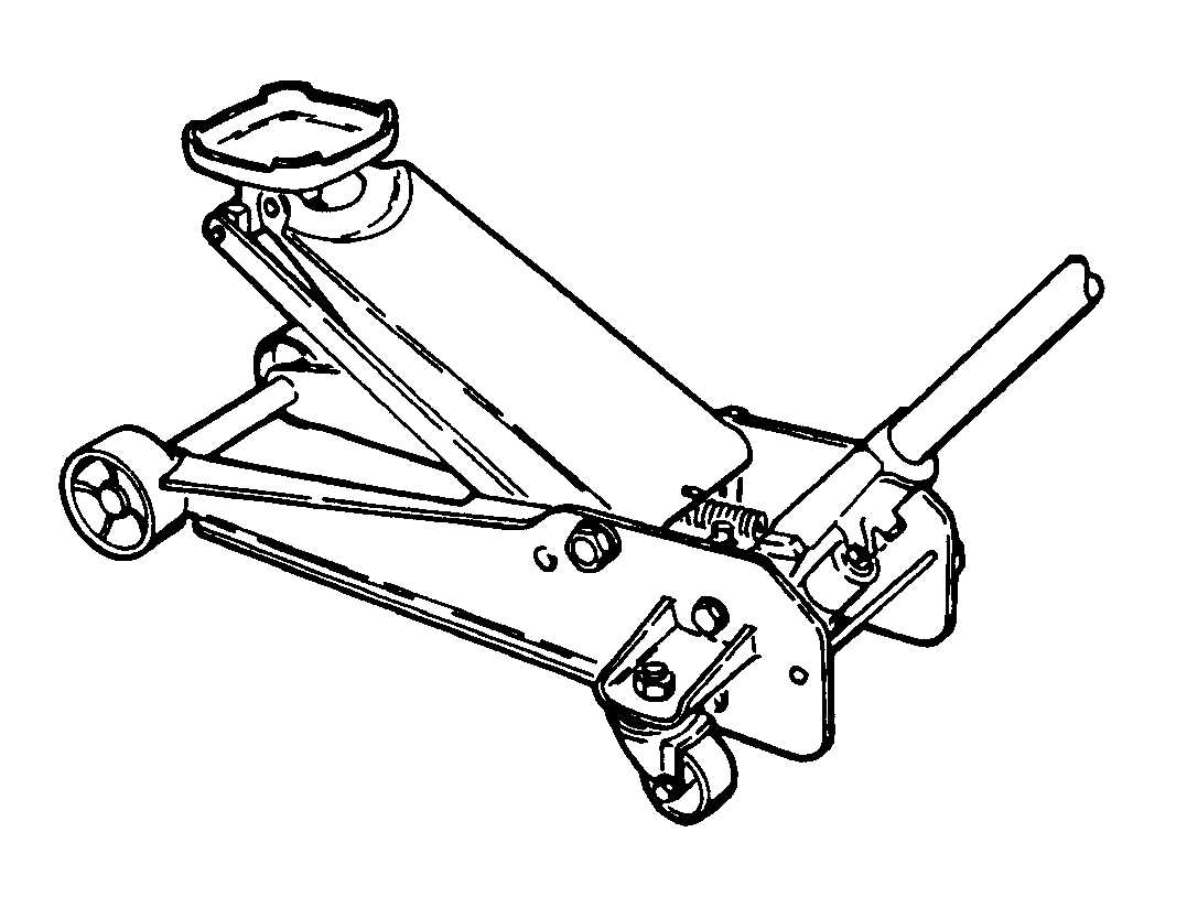 car jack parts diagram