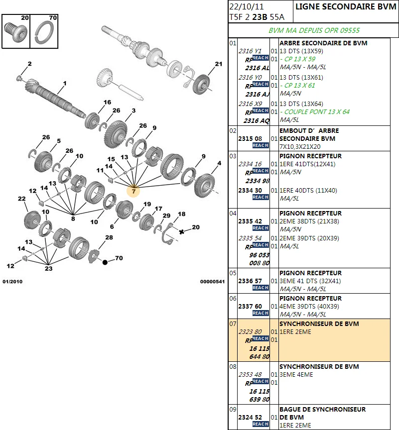 car transmission parts diagram