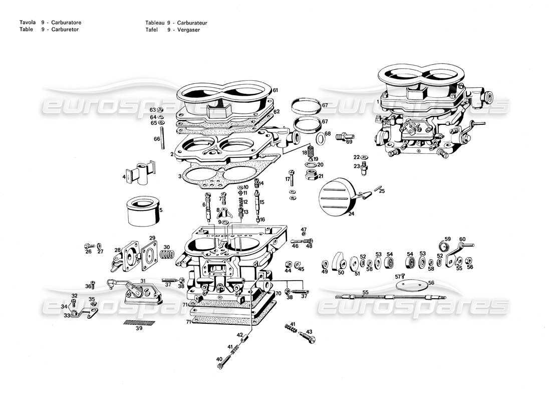 carb parts diagram