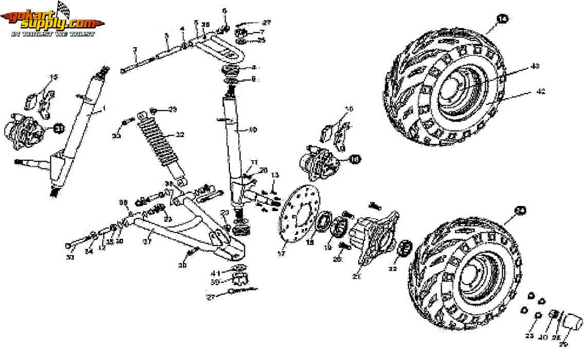 carbide 150cc go kart parts diagram