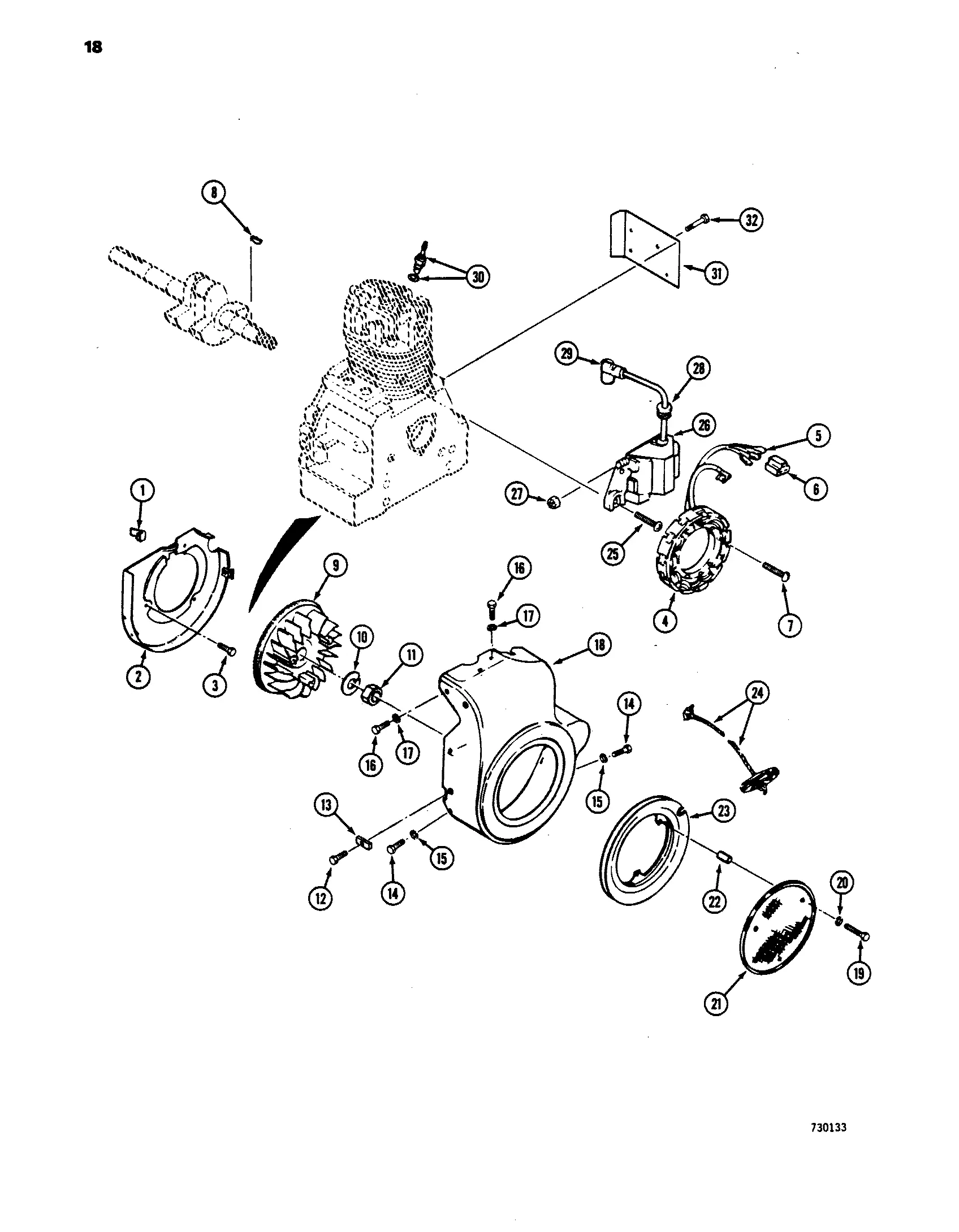 case 1816 parts diagram