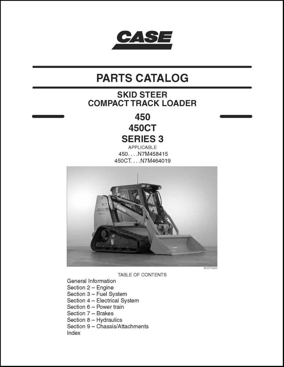 case 450 skid steer parts diagram