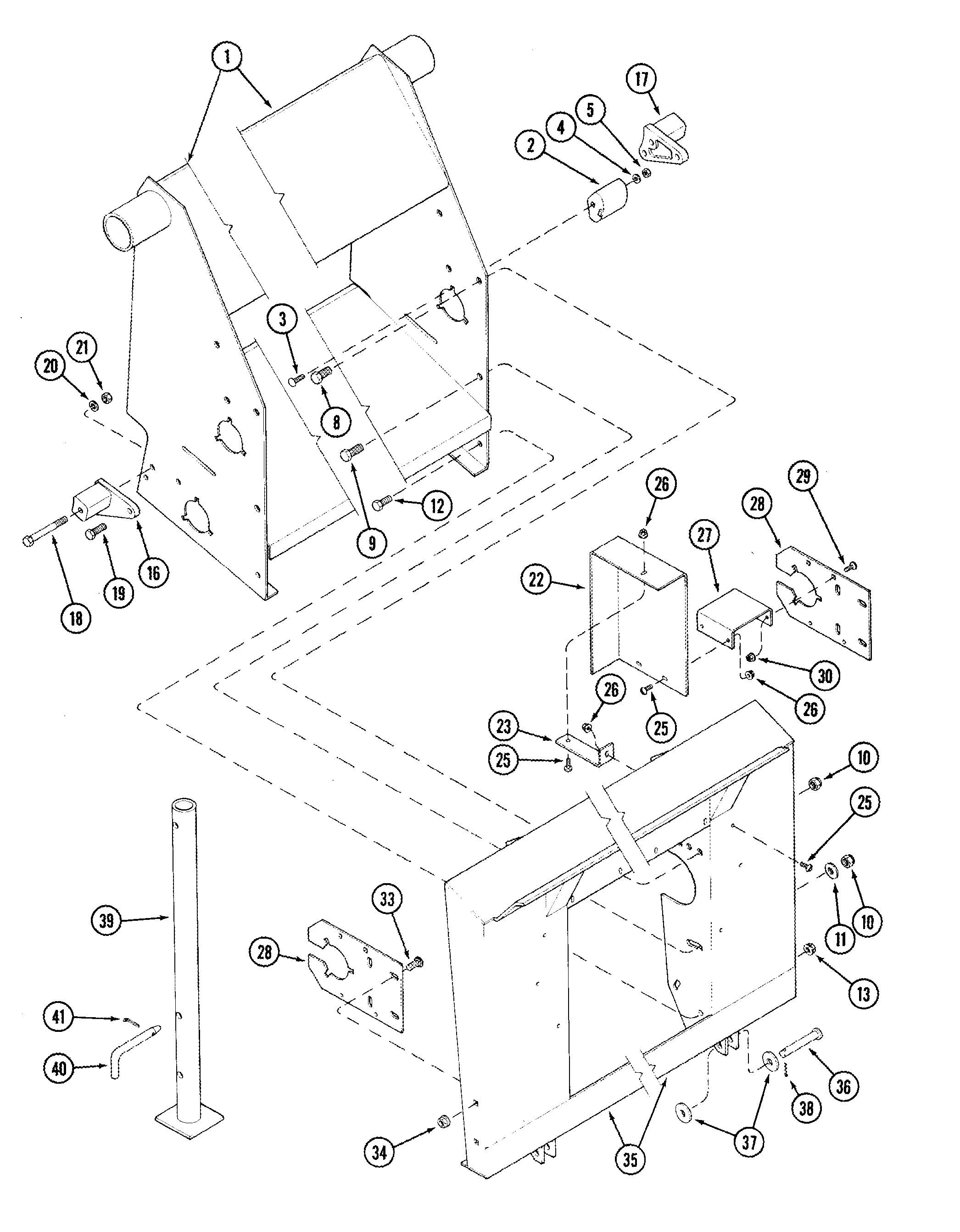 case ih 1063 corn head parts diagram