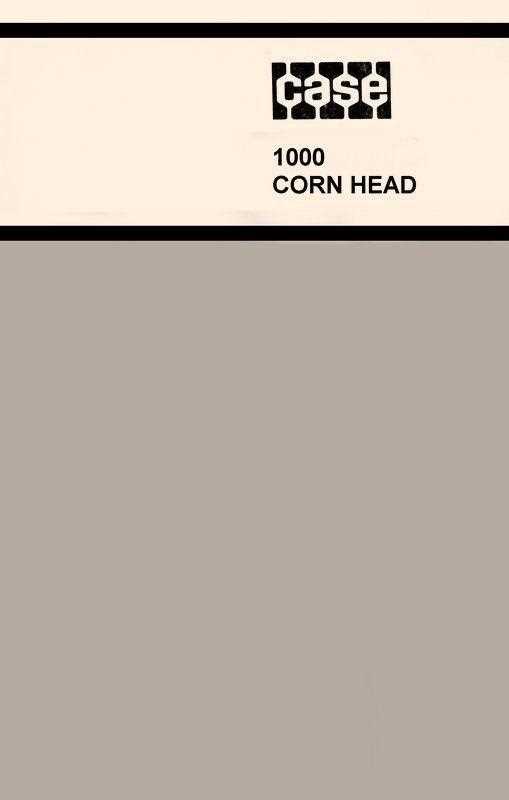 case ih 1063 corn head parts diagram