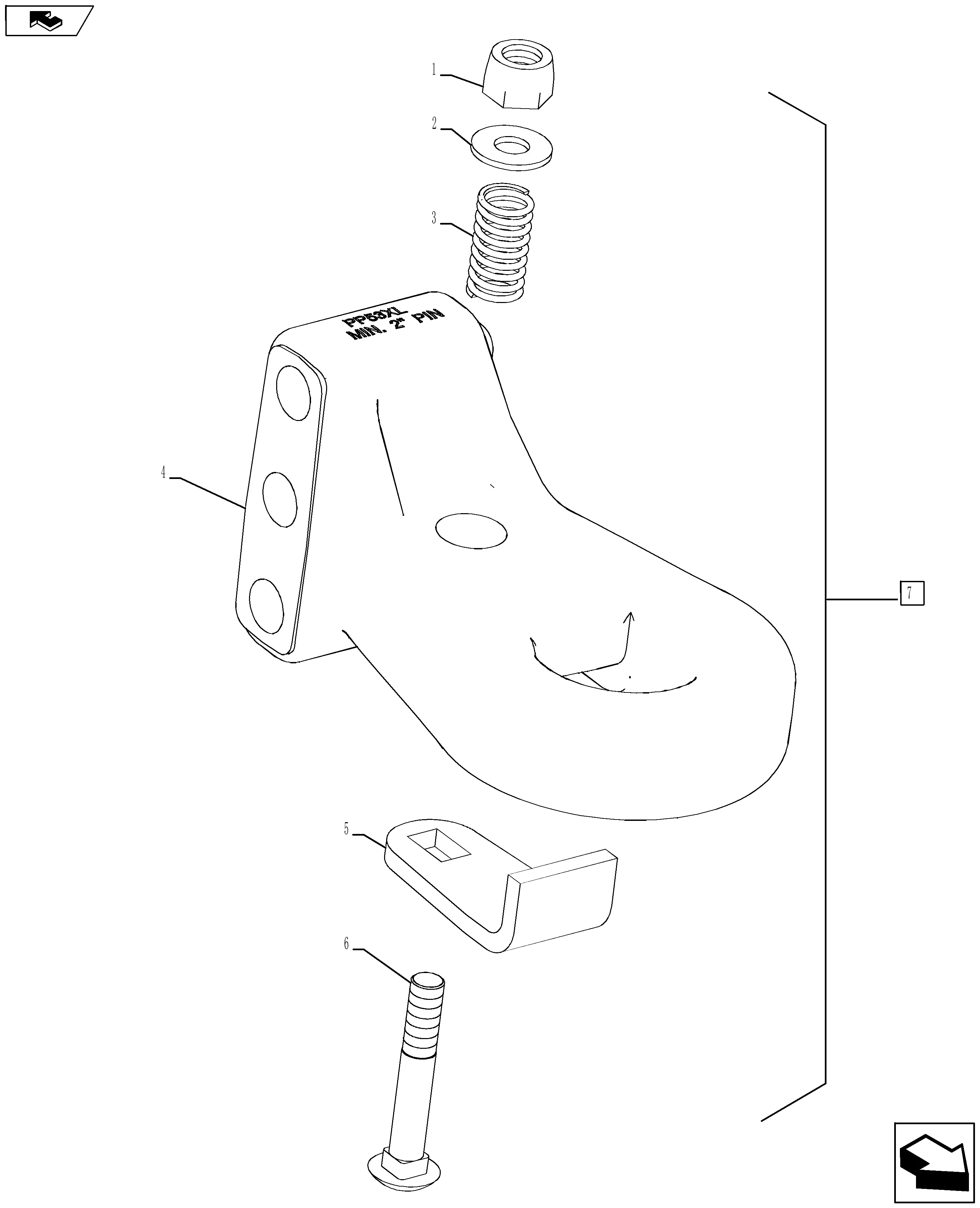 case ih 330 turbo till parts diagram