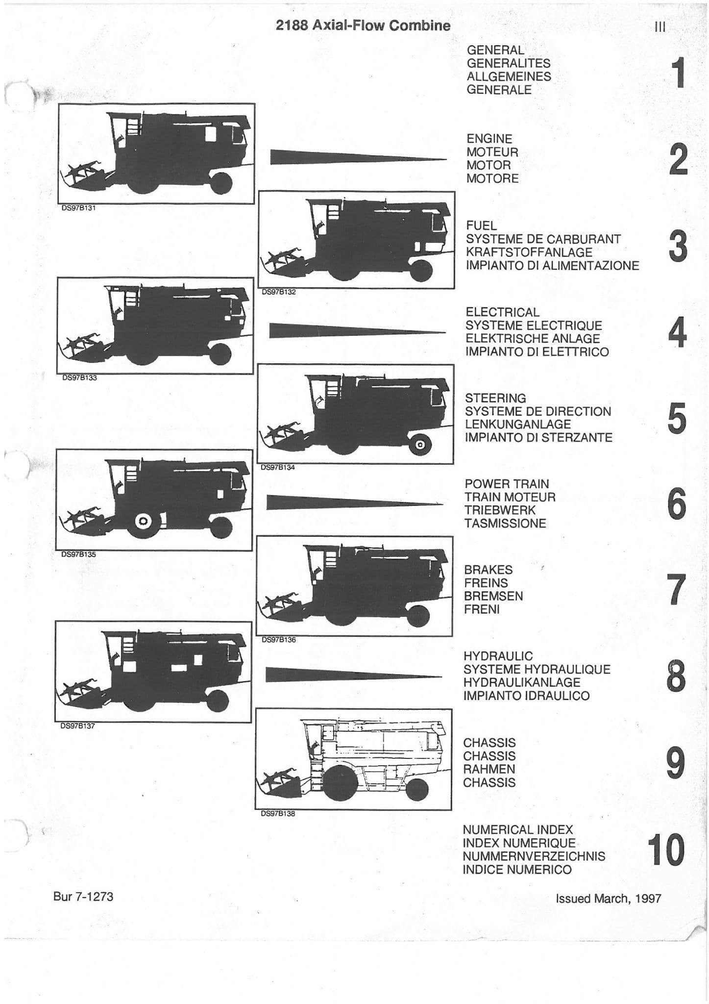 case ih combine parts diagram