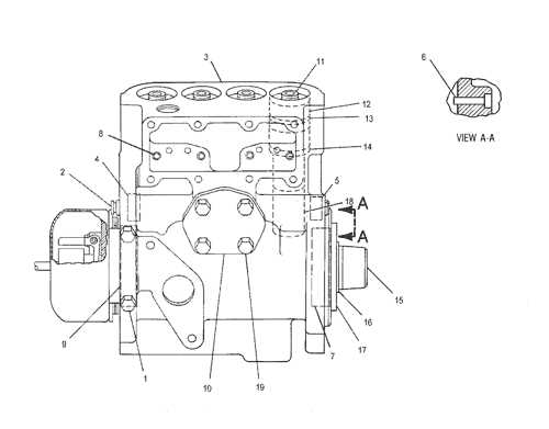 cat 3204 engine parts diagram