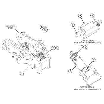 caterpillar excavator parts diagram