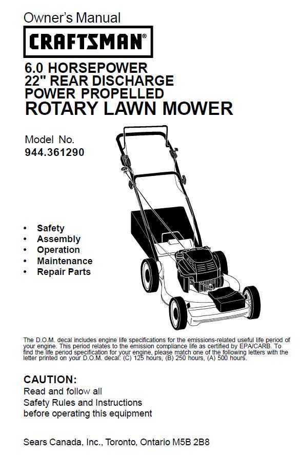 certified lawn mower parts diagram