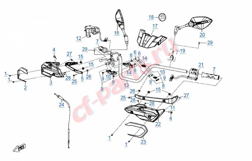 cfmoto cforce 600 parts diagram