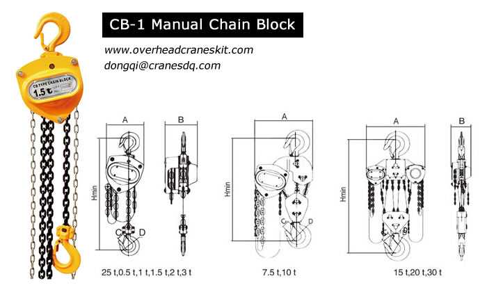 chain hoist parts diagram