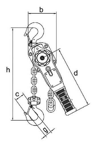 chain hoist parts diagram