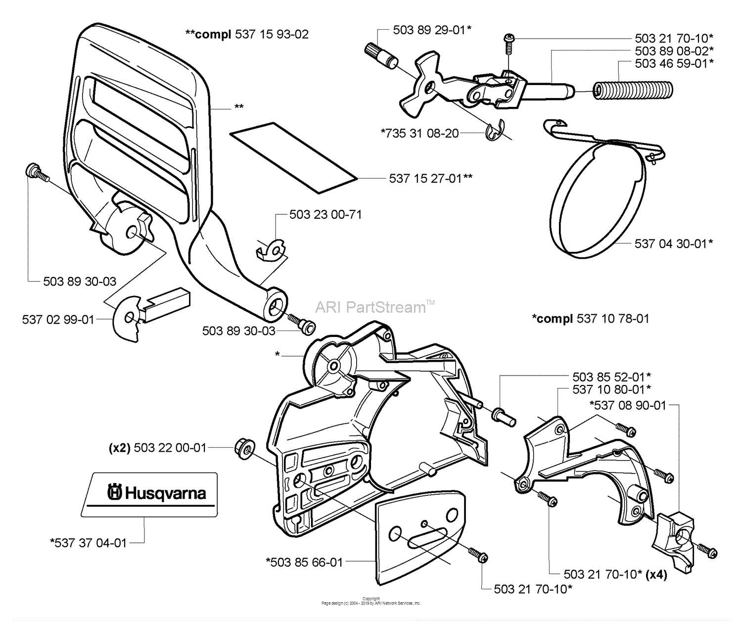 chain parts diagram