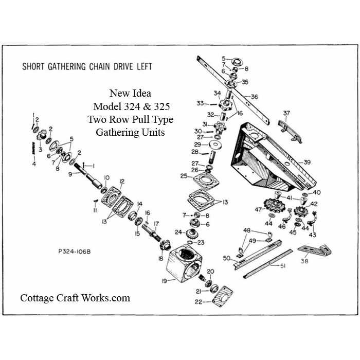 chain parts diagram