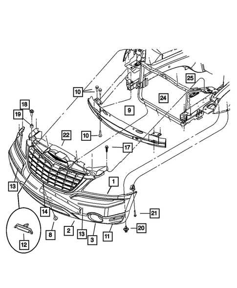 chrysler pacifica parts diagram