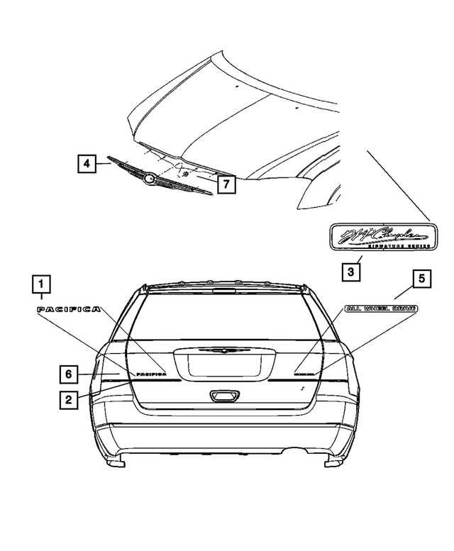 chrysler pacifica parts diagram