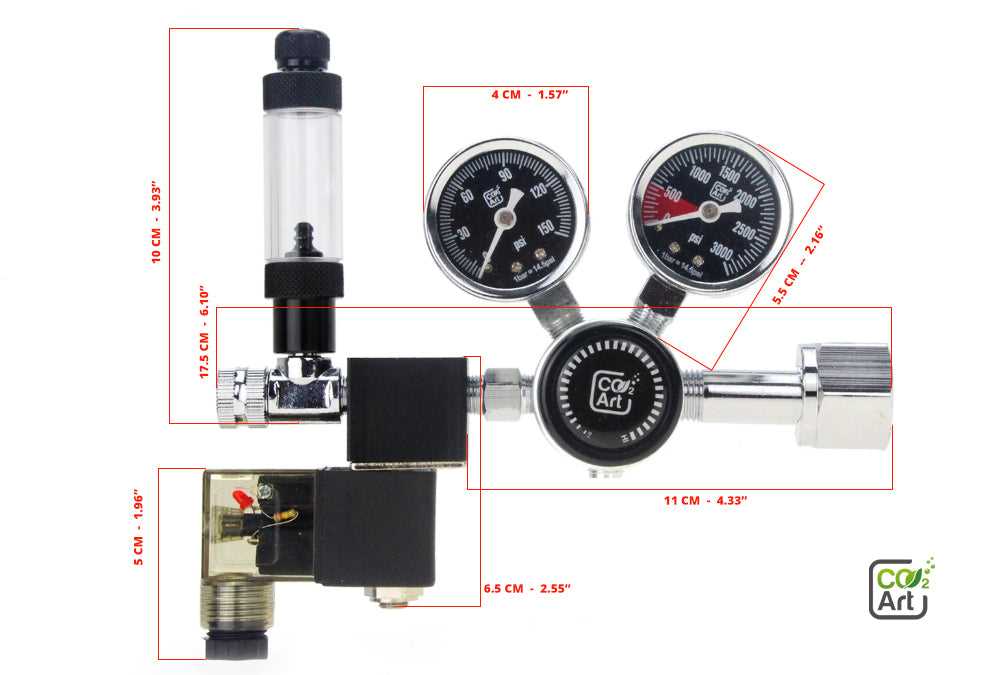 co2 regulator parts diagram