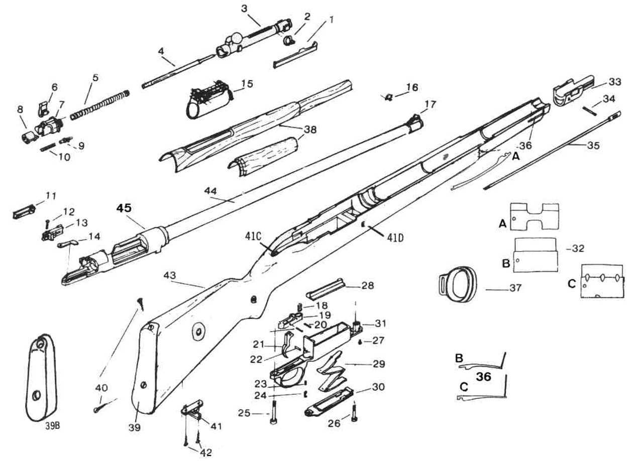 cooey model 84 parts diagram