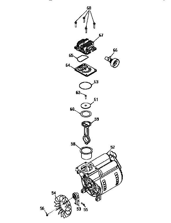 craftsman 33 gallon air compressor parts diagram