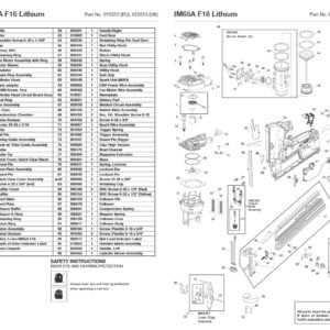 craftsman brad nailer parts diagram