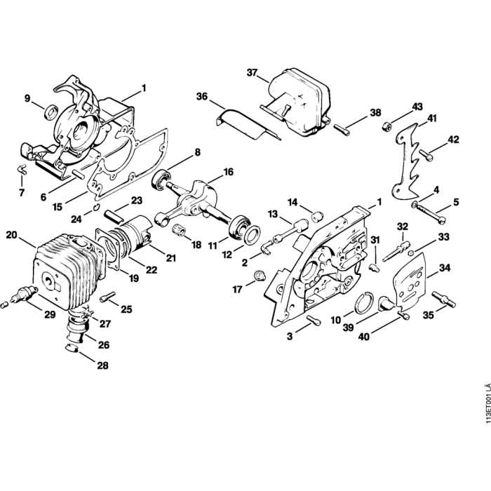 craftsman chainsaw parts diagram